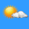 mostly clear