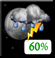 Saturday Night: Showers and thunderstorms likely before 10pm, then a slight chance of showers between 10pm and 1am. Partly cloudy, with a low around 76. Southeast wind around 5 mph. Chance of precipitation is 60%. Saturday Night: Showers and thunderstorms likely before 10pm, then a slight chance of showers between 10pm and 1am. Partly cloudy, with a low around 76. Southeast wind around 5 mph. Chance of precipitation is 60%.