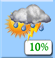 Wednesday: A 10 percent chance of showers and thunderstorms before 7am.  Mostly sunny, with a high near 93. Southwest wind around 5 mph. 